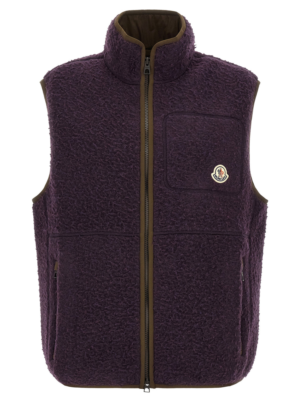 Violette Weste aus Polyester