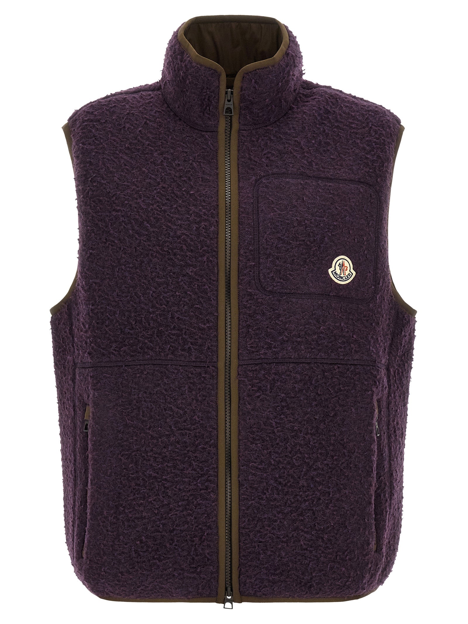 Violette Weste aus Polyester