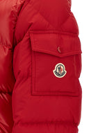 Mehrfarbige Polyester-Jacke in voller Länge