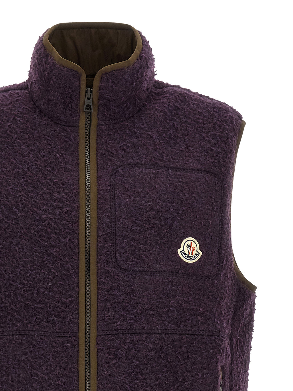 Violette Weste aus Polyester