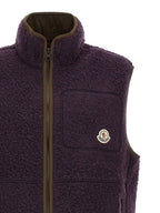 Violette Weste aus Polyester