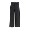 Schwarze Chino aus Wolle