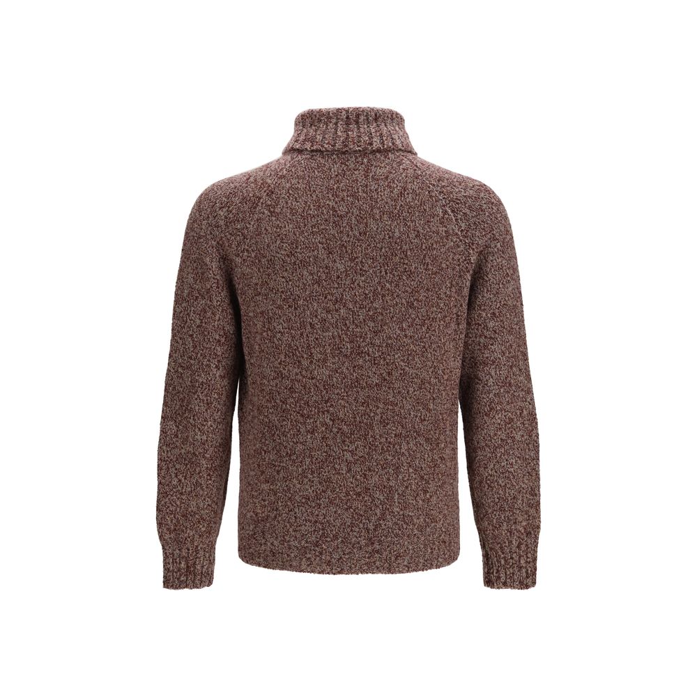 Bordeaux Wollpullover Aries Rollkragenpullover