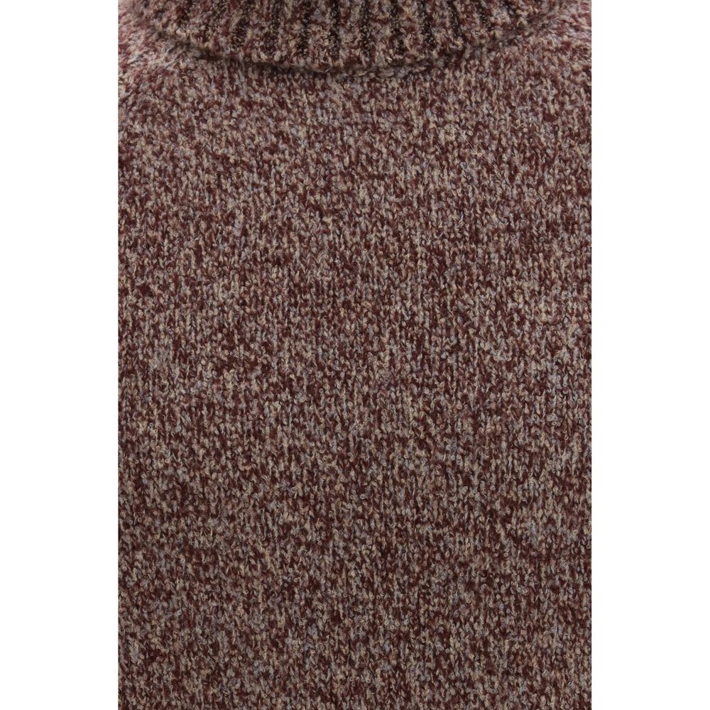 Bordeaux Wollpullover Aries Rollkragenpullover