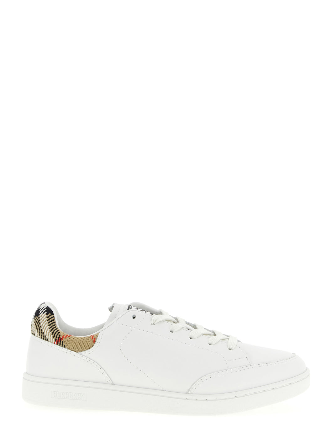 Mehrfarbige Sneaker mit Check-Ferse