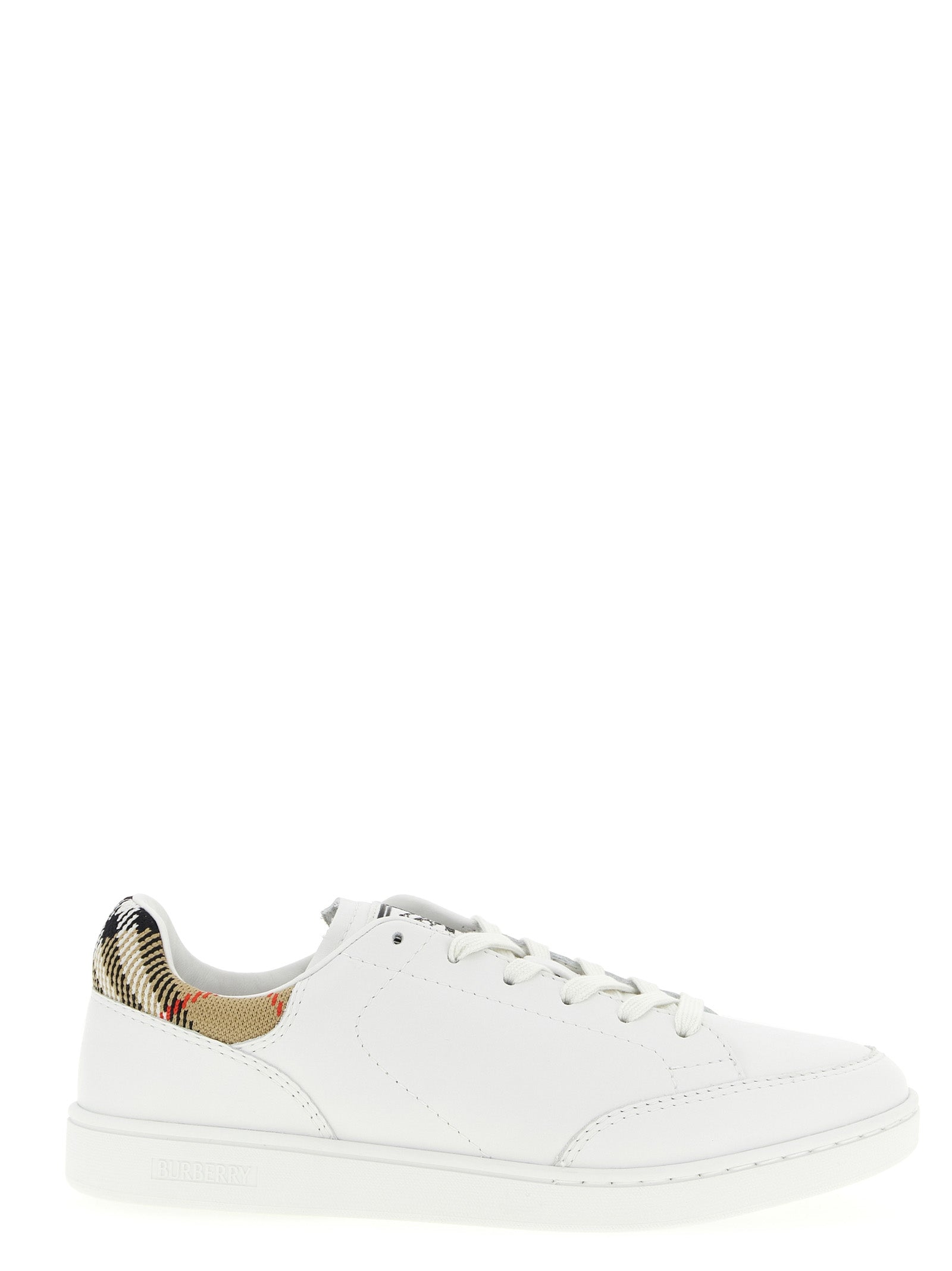 Mehrfarbige Sneaker mit Check-Ferse