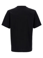 Schwarzes T-Shirt mit Knight-Prägung
