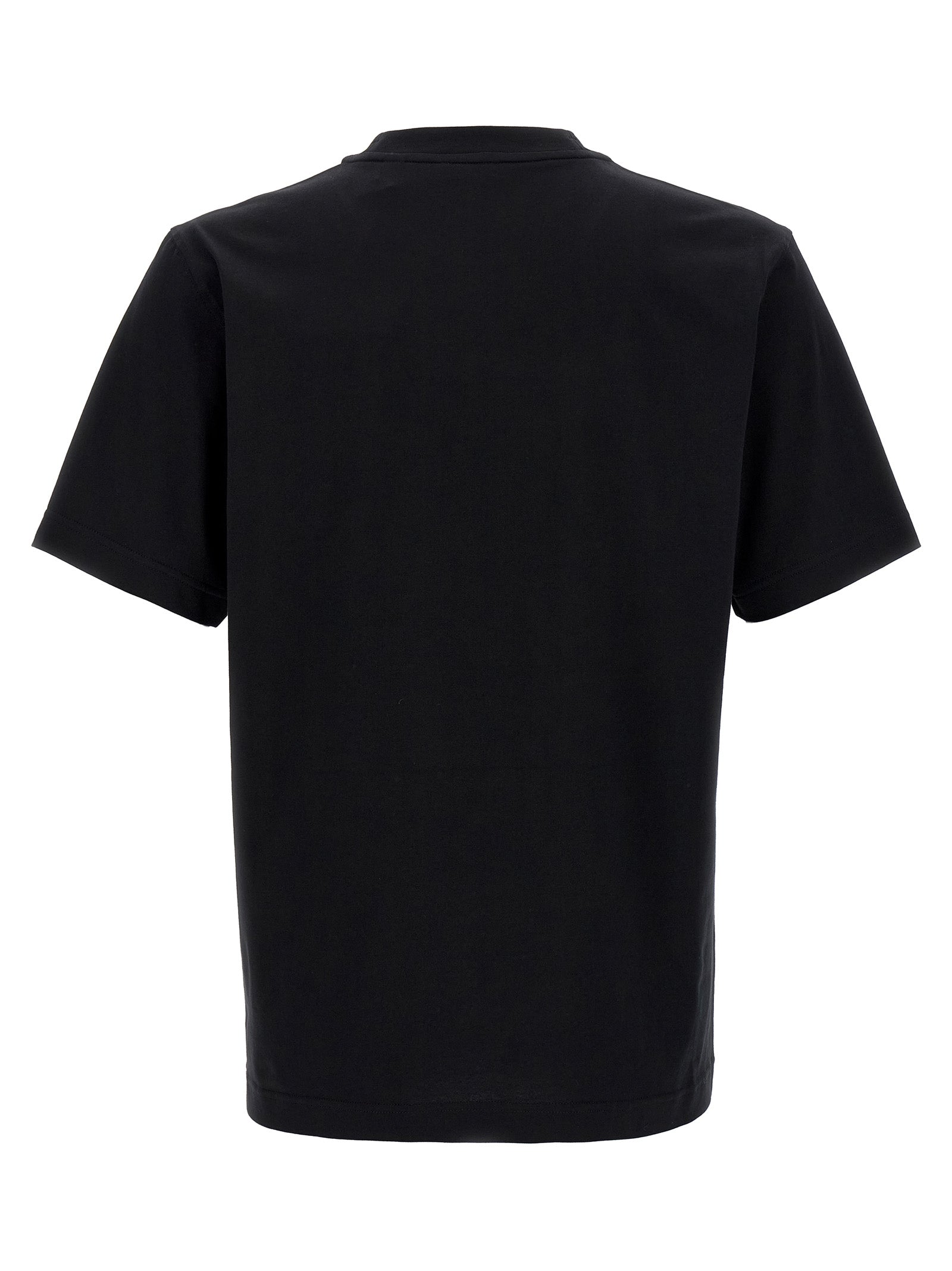 Schwarzes T-Shirt mit Knight-Prägung