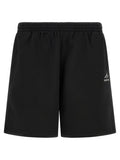 Schwarze Bermudashorts aus Baumwolle