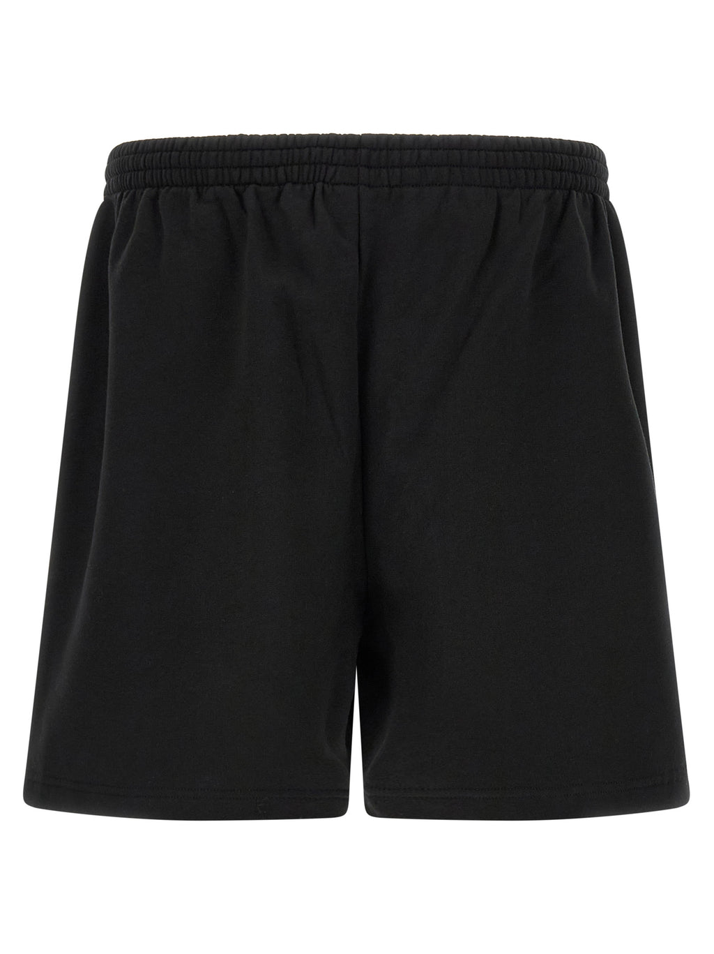 Schwarze Bermudashorts aus Baumwolle