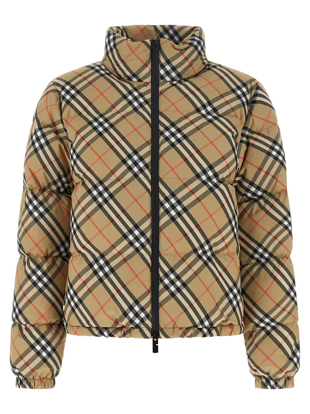 Beige lange Jacke aus Wolle