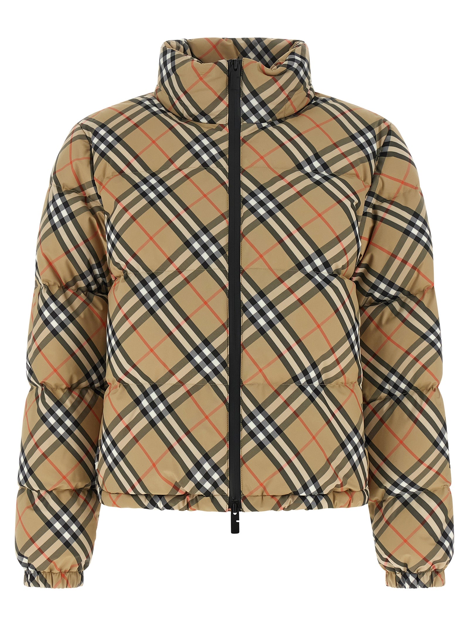 Beige lange Jacke aus Wolle