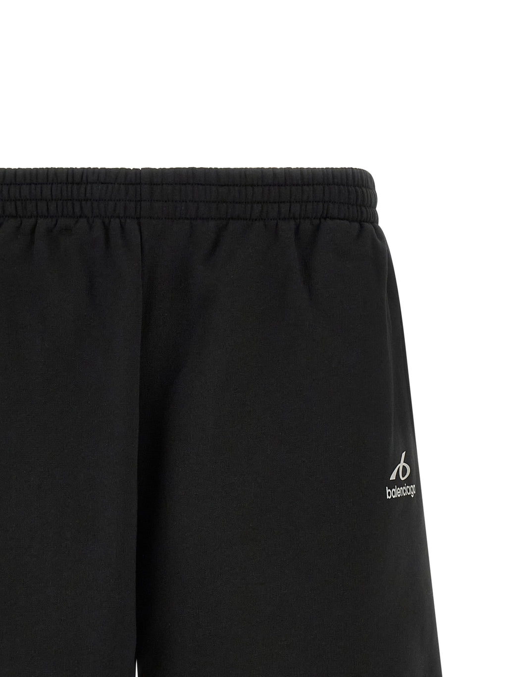 Schwarze Bermudashorts aus Baumwolle