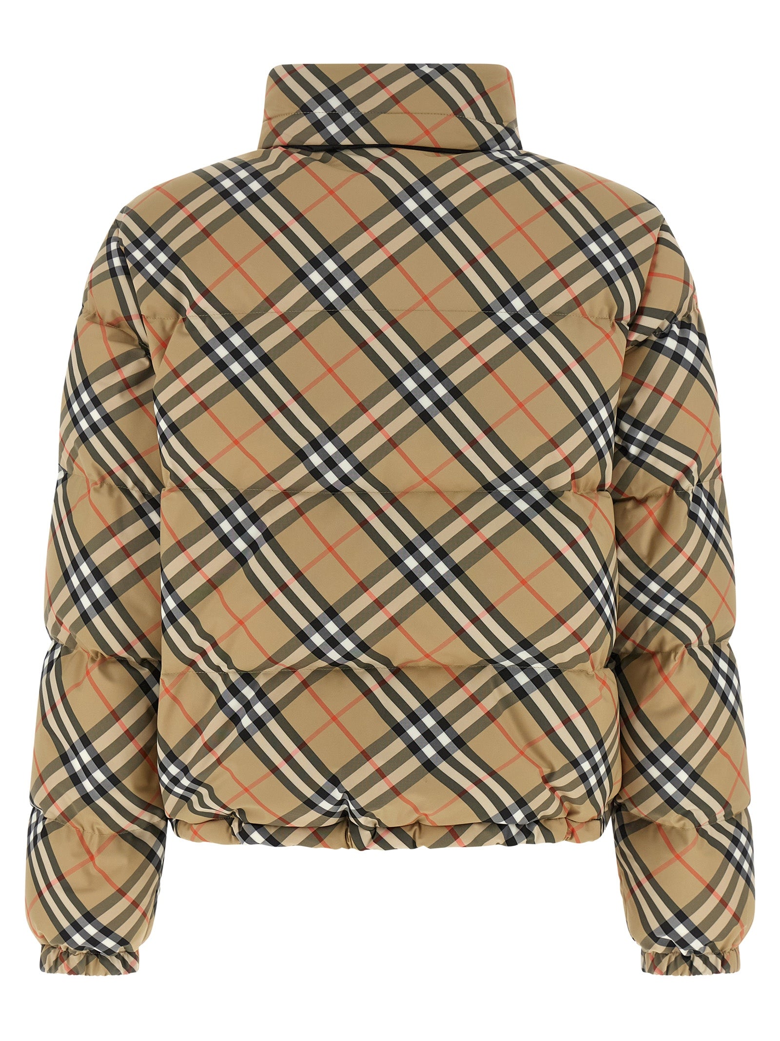 Beige lange Jacke aus Wolle