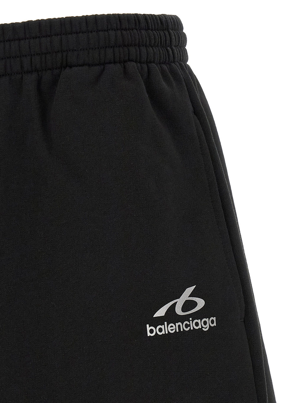 Schwarze Bermudashorts aus Baumwolle