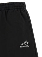 Schwarze Bermudashorts aus Baumwolle