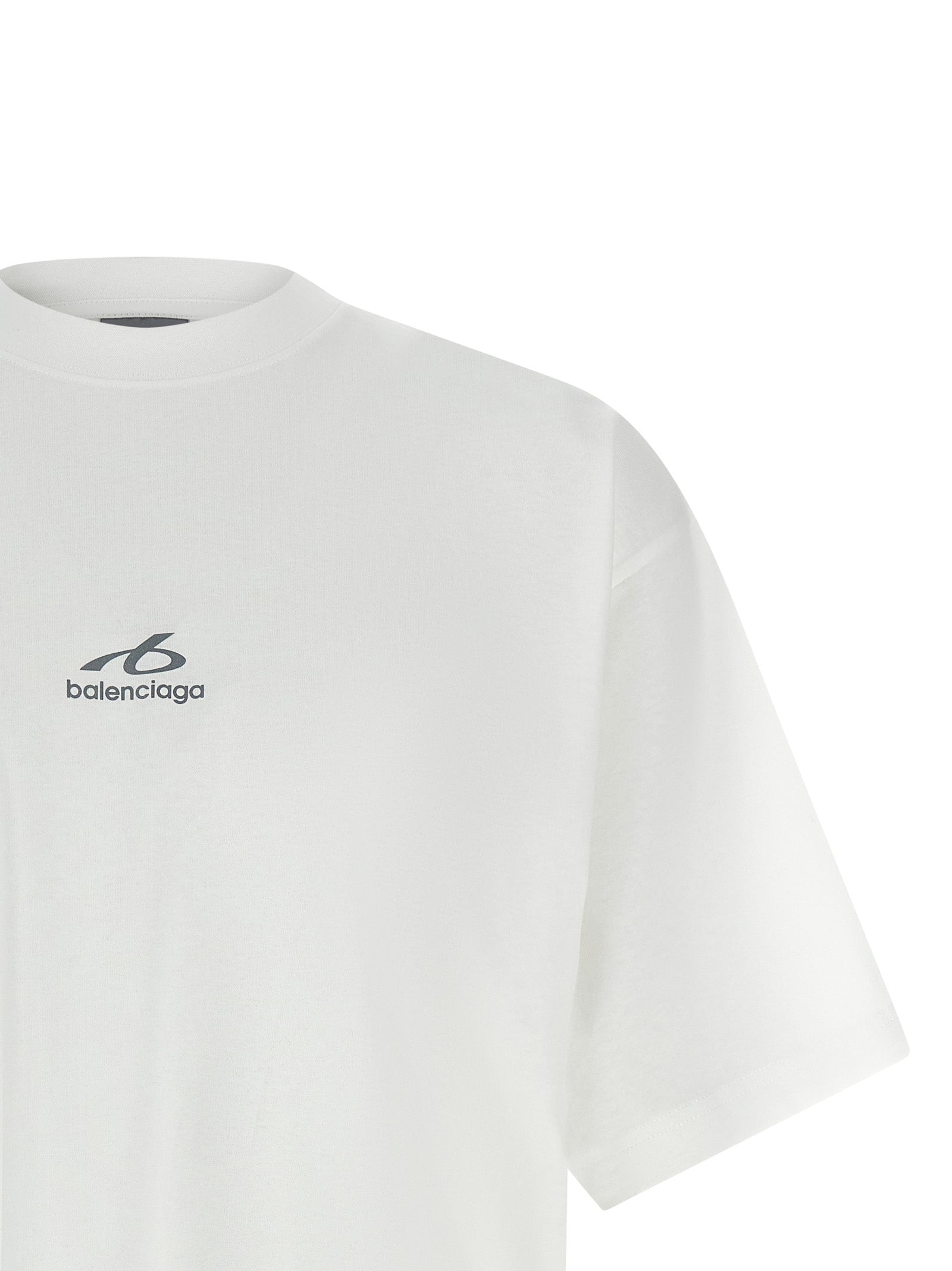 Weißes T-Shirt aus Baumwolle