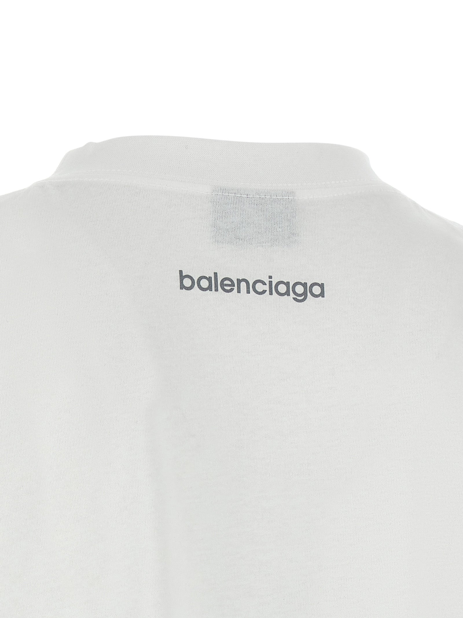 Weißes T-Shirt aus Baumwolle