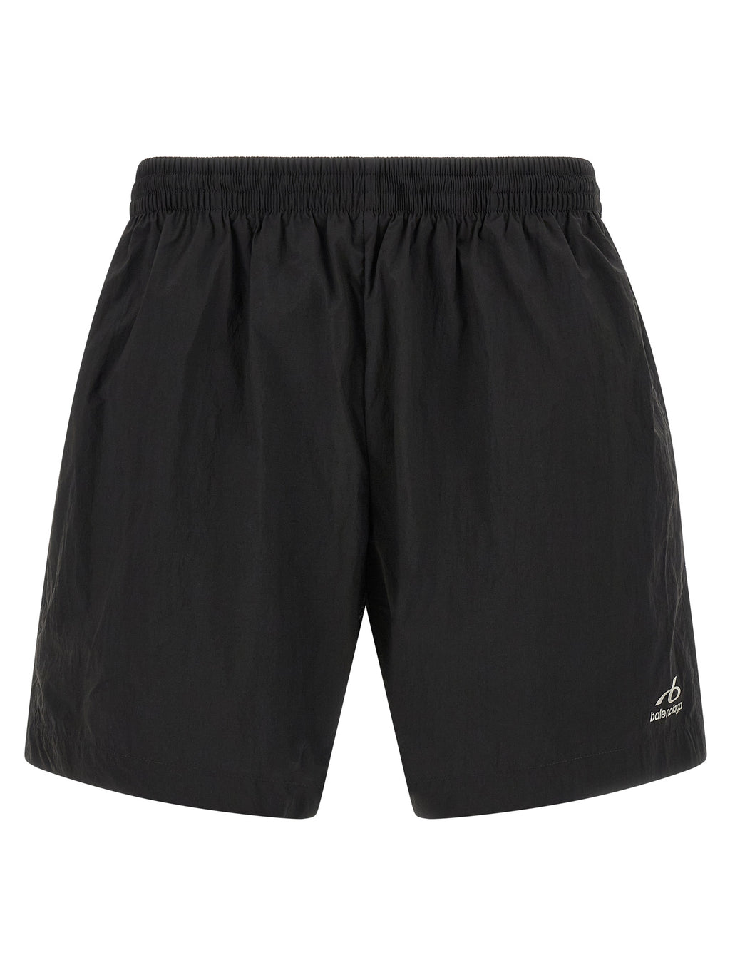 Schwarze Shorts aus Polyamid