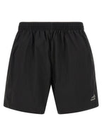 Schwarze Shorts aus Polyamid