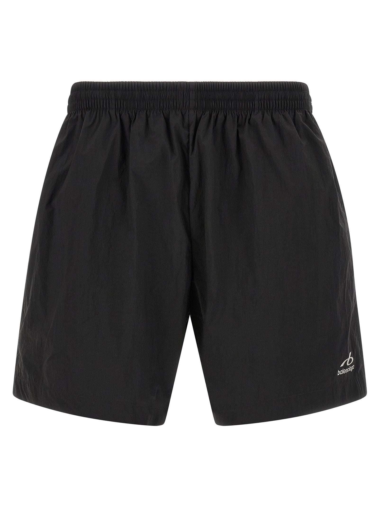 Schwarze Shorts aus Polyamid