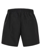 Schwarze Shorts aus Polyamid