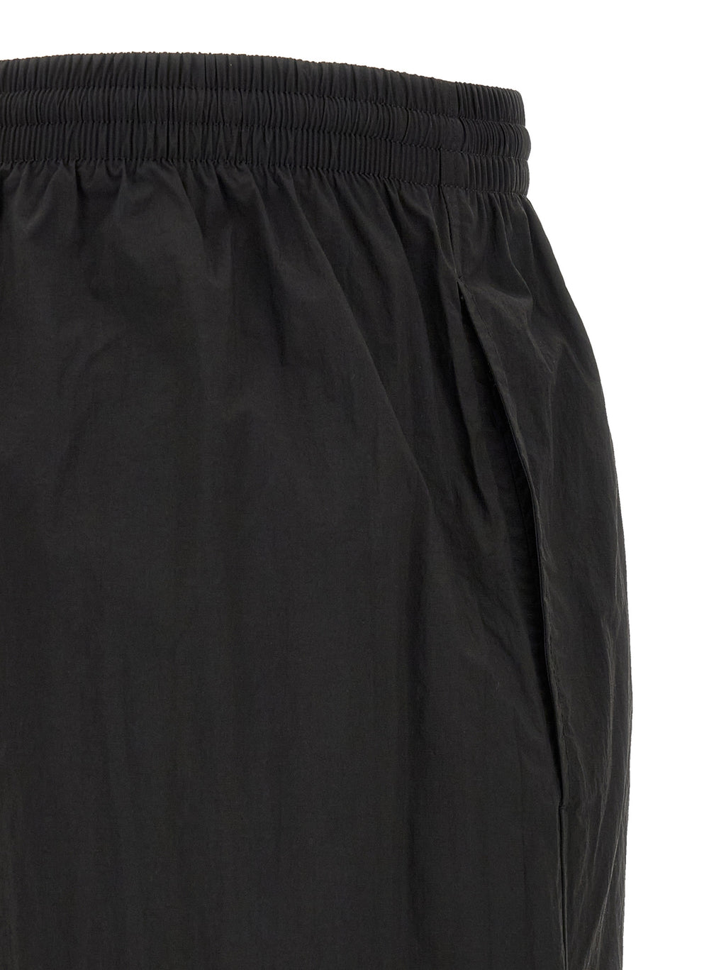 Schwarze Shorts aus Polyamid
