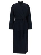 Mehrfarbiger Trenchcoat aus Wolle