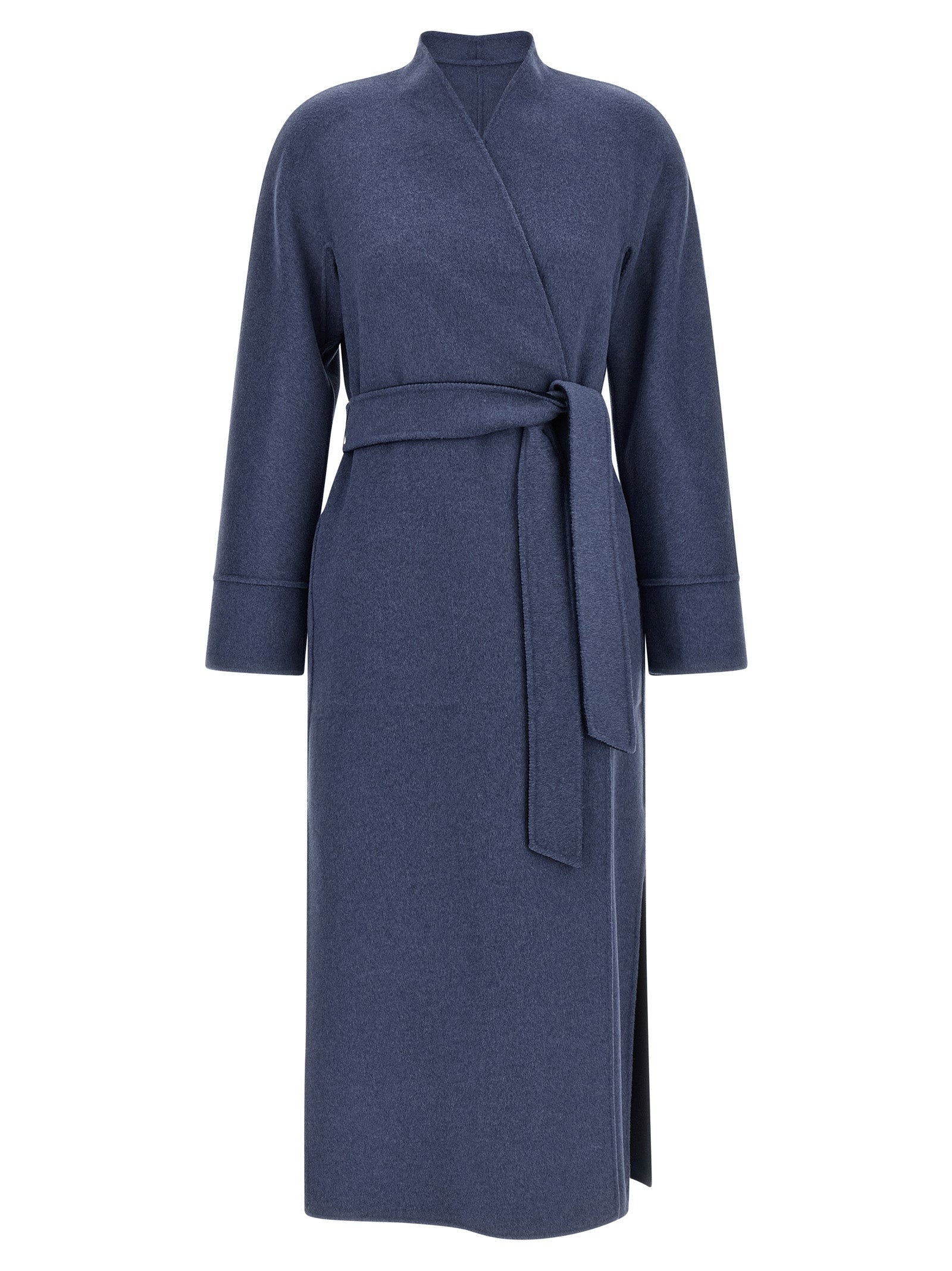 Mehrfarbiger Trenchcoat aus Wolle