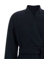 Mehrfarbiger Trenchcoat aus Wolle