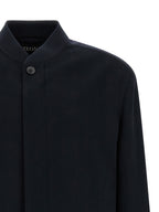 Blaue Bomberjacke aus Kaschmir