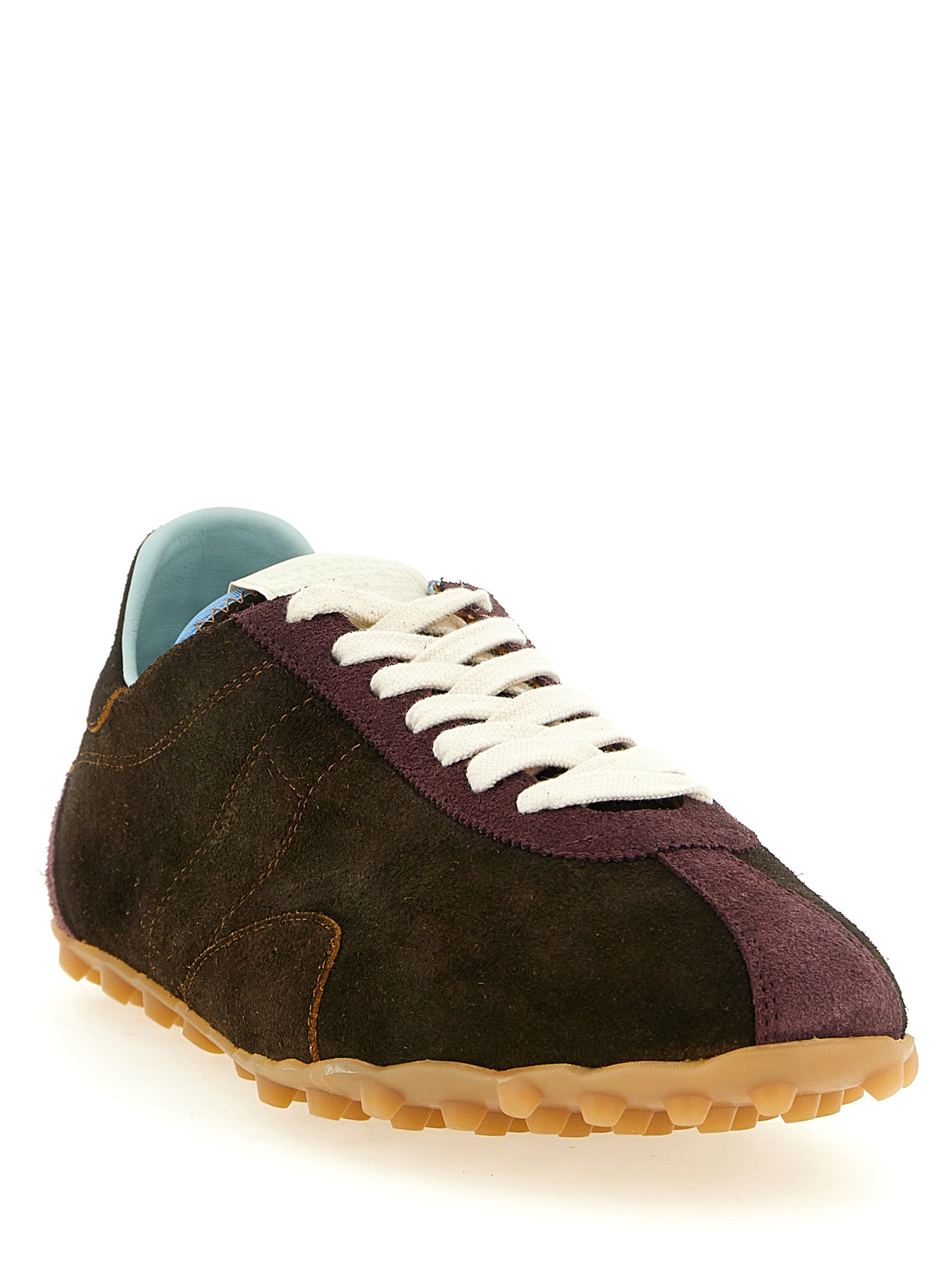 Braune Sneaker aus Leder