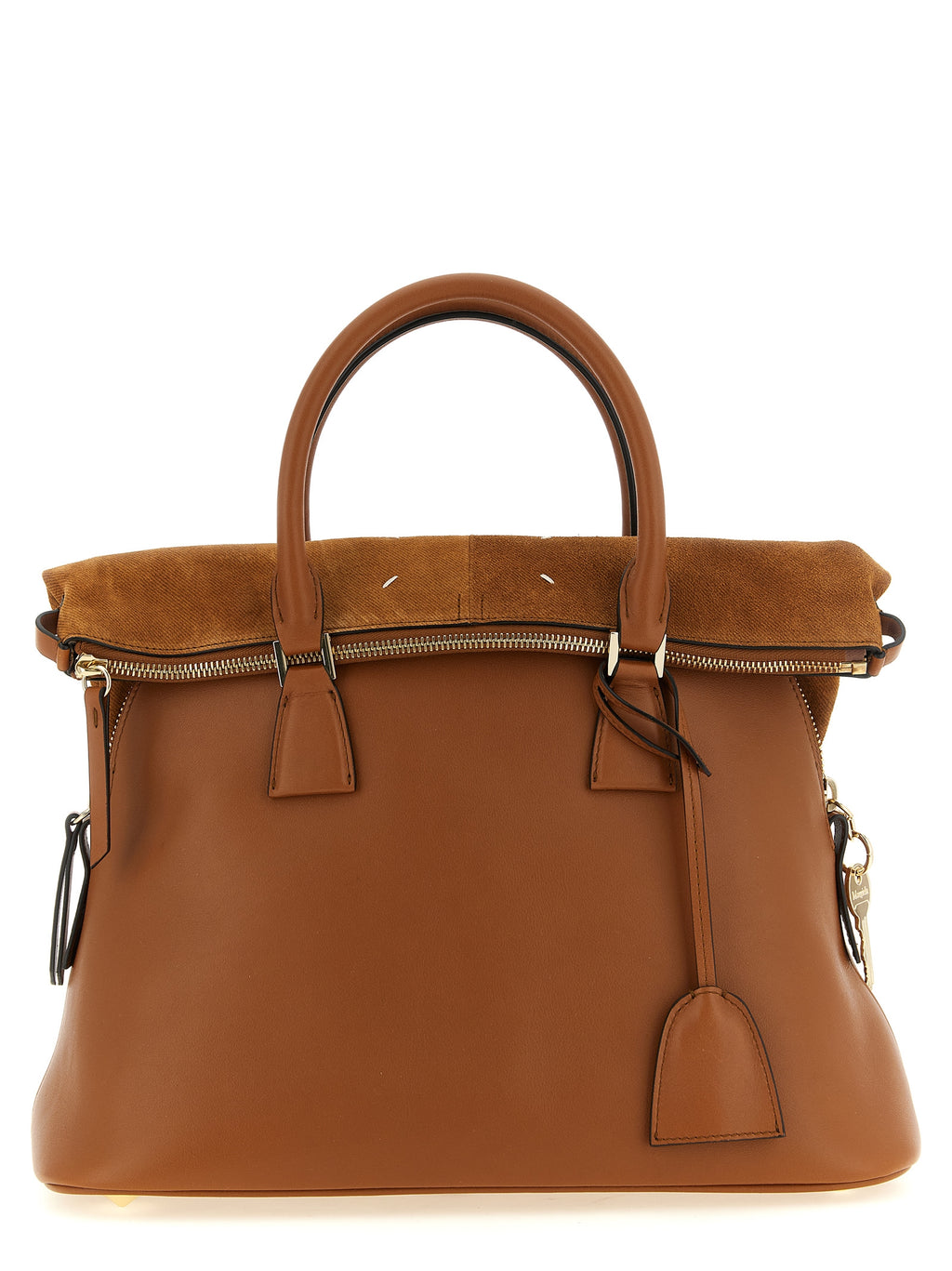 Braune Schultertasche aus Leder