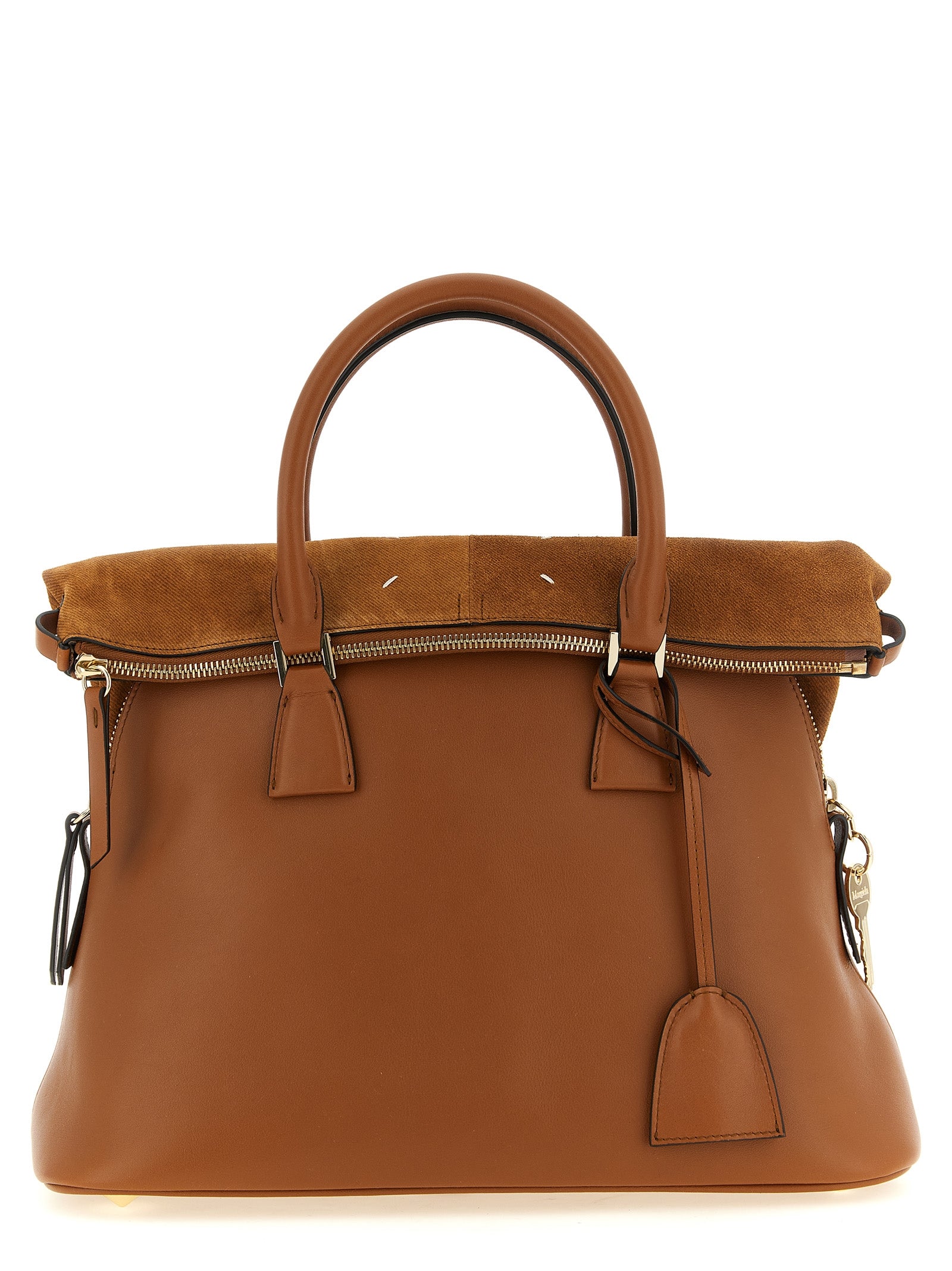 Braune Schultertasche aus Leder