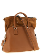 Braune Schultertasche aus Leder