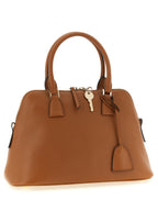 Braune Schultertasche aus Leder