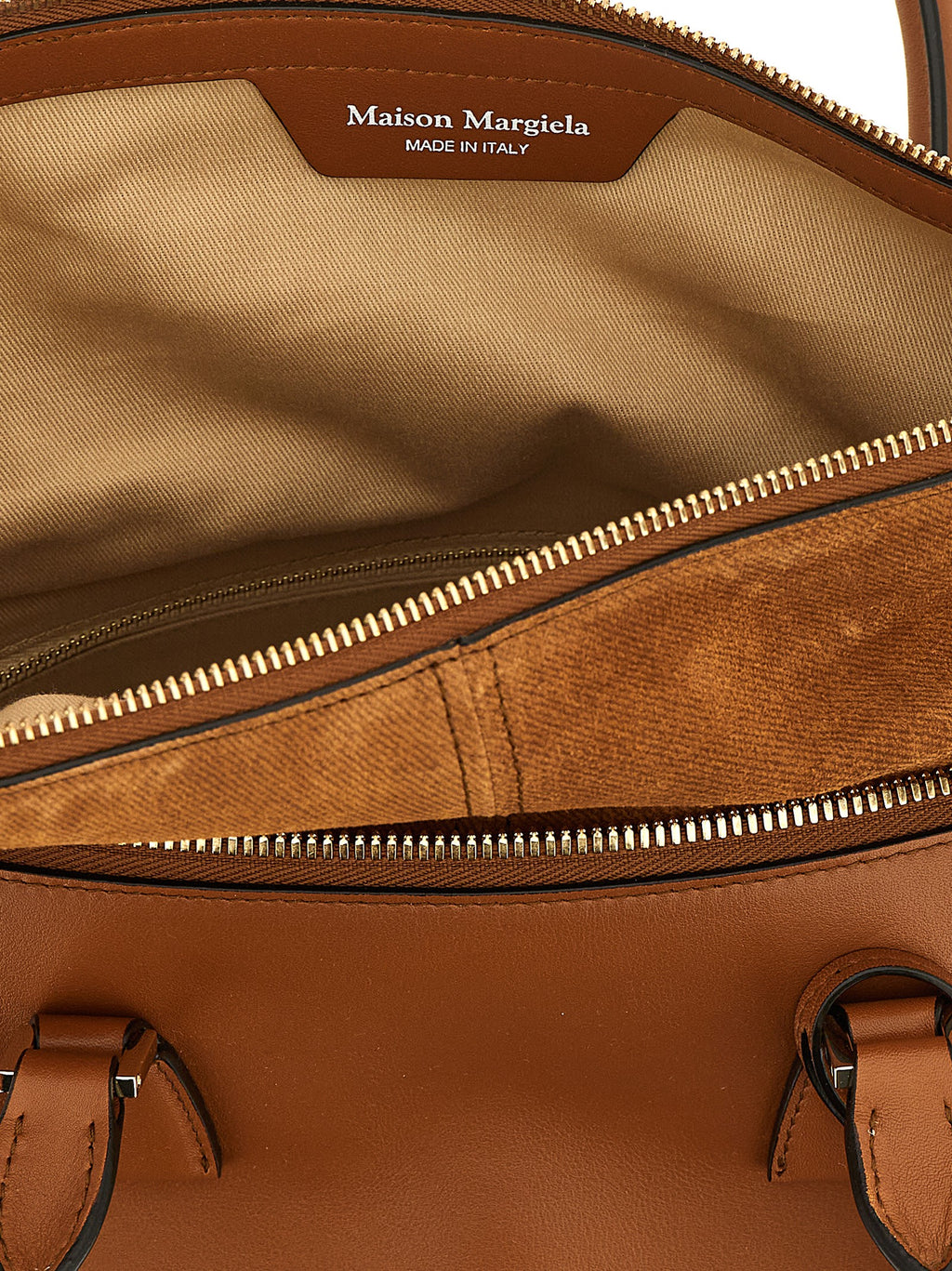 Braune Schultertasche aus Leder
