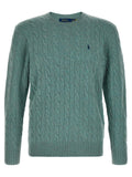 Zweifarbige Strickjacke aus Wolle