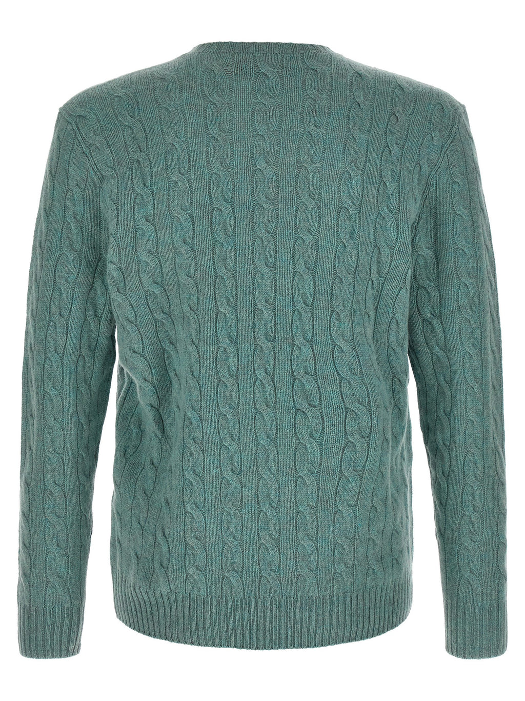 Zweifarbige Strickjacke aus Wolle