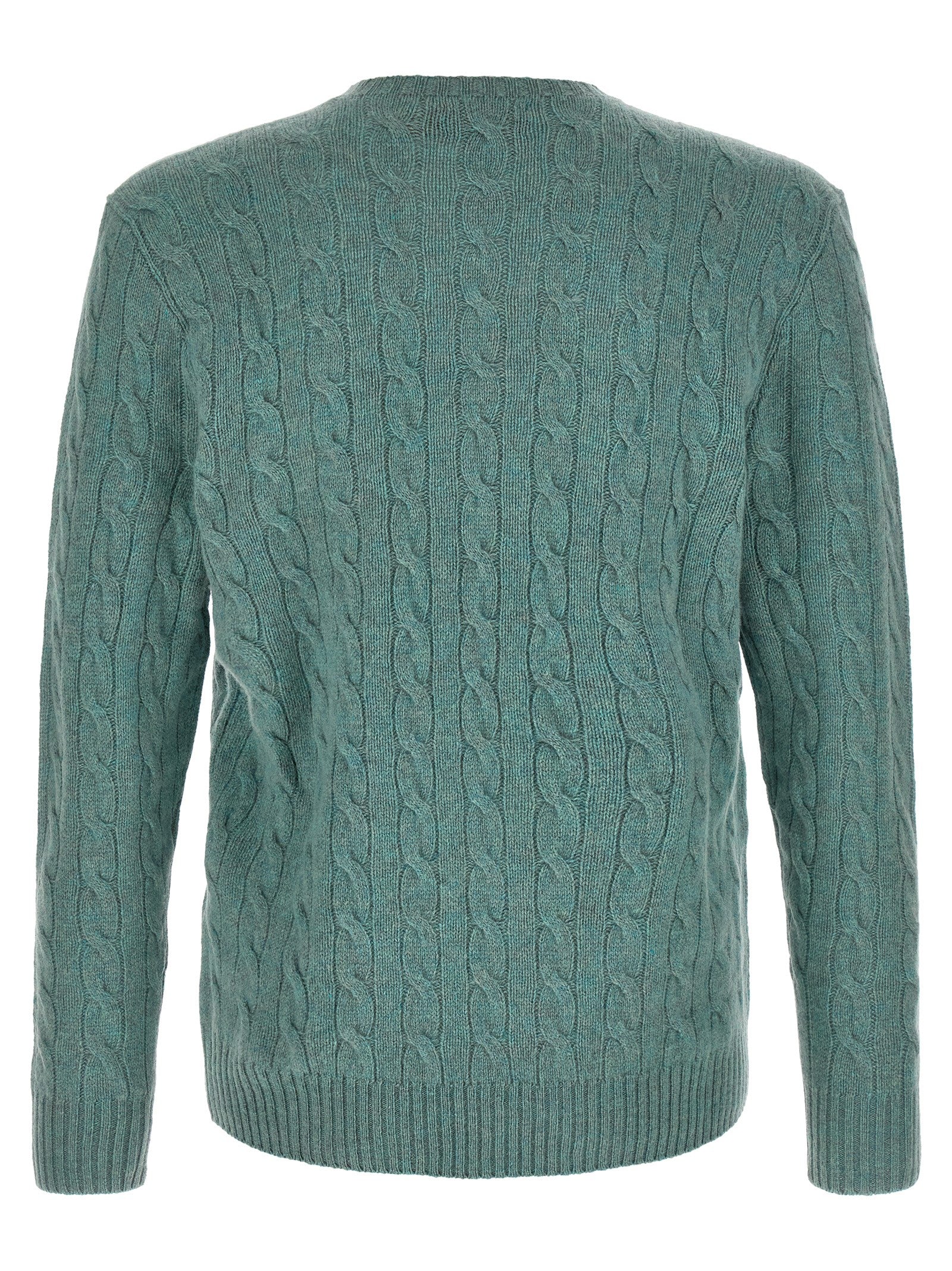 Zweifarbige Strickjacke aus Wolle