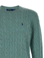 Zweifarbige Strickjacke aus Wolle