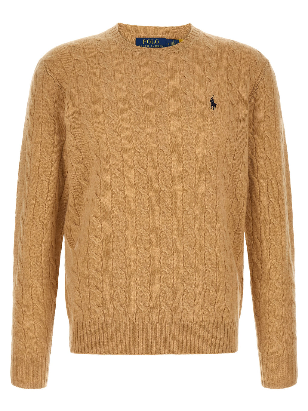 Beige Strickjacke aus Wolle