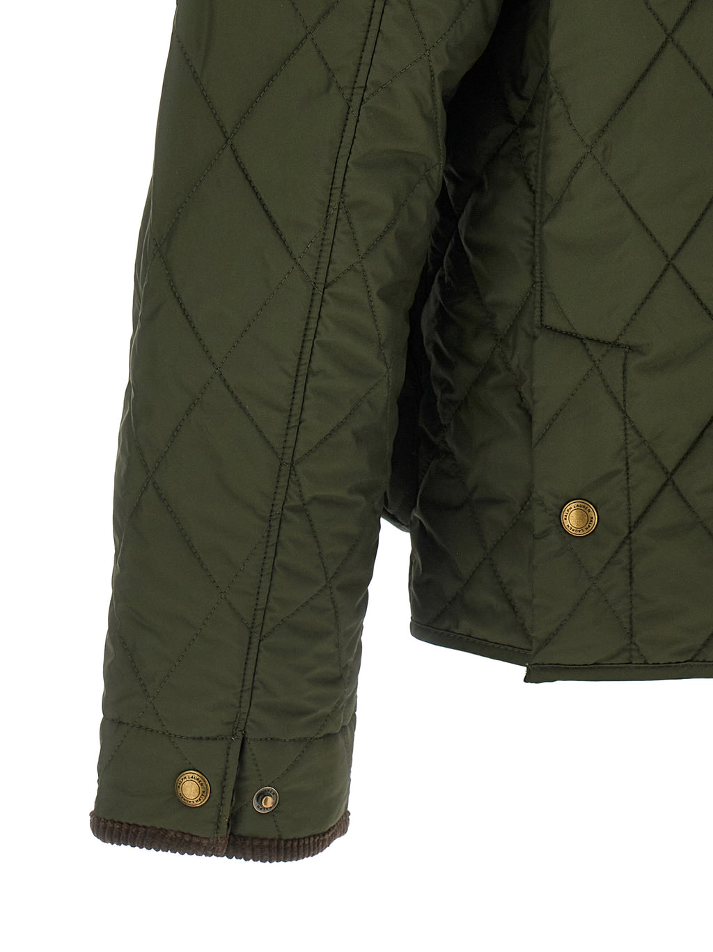 Zweifarbige lange Jacke aus Polyester