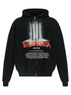 Schwarzes Sweatshirt aus Baumwolle