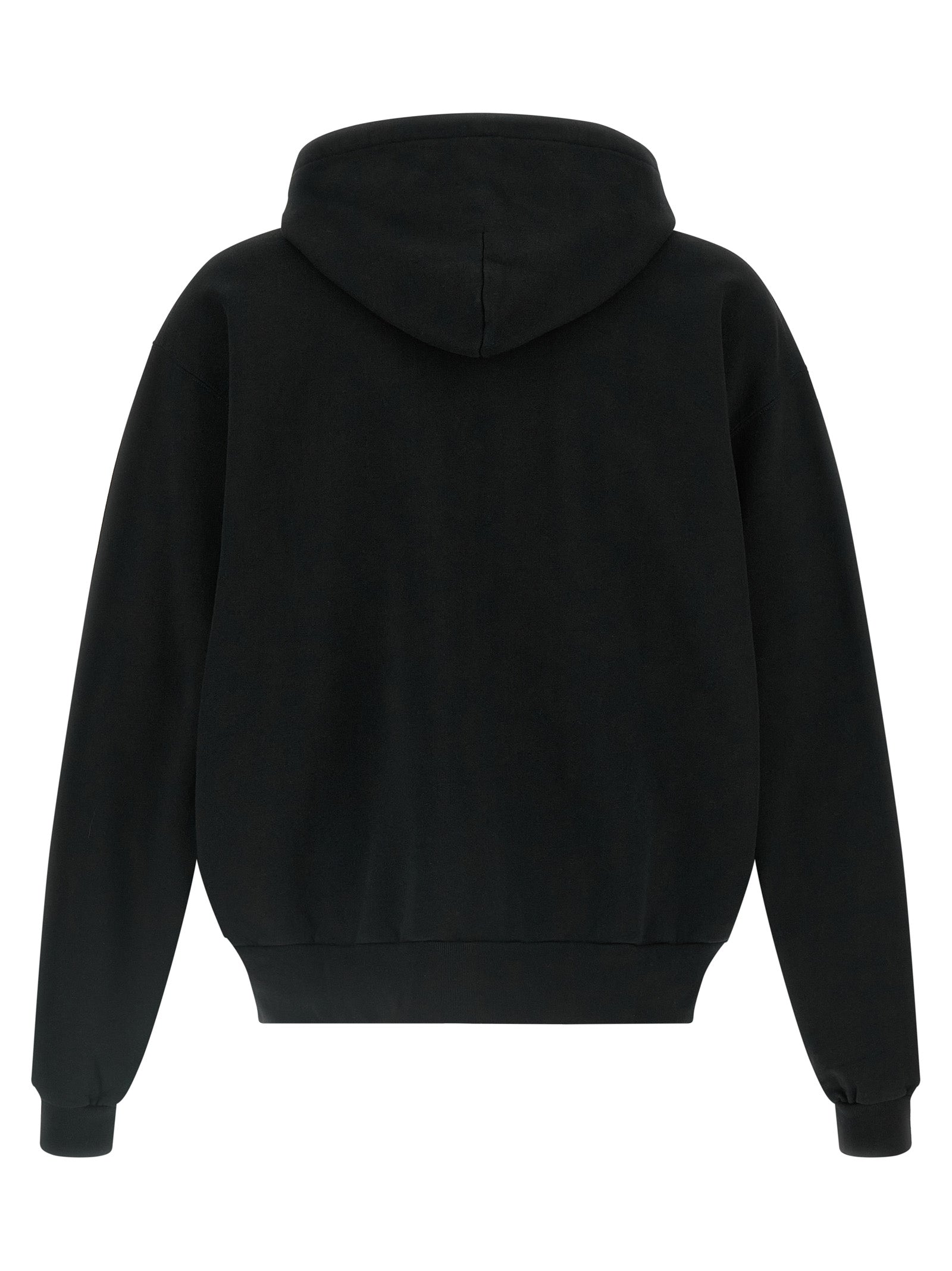 Schwarzes Sweatshirt aus Baumwolle