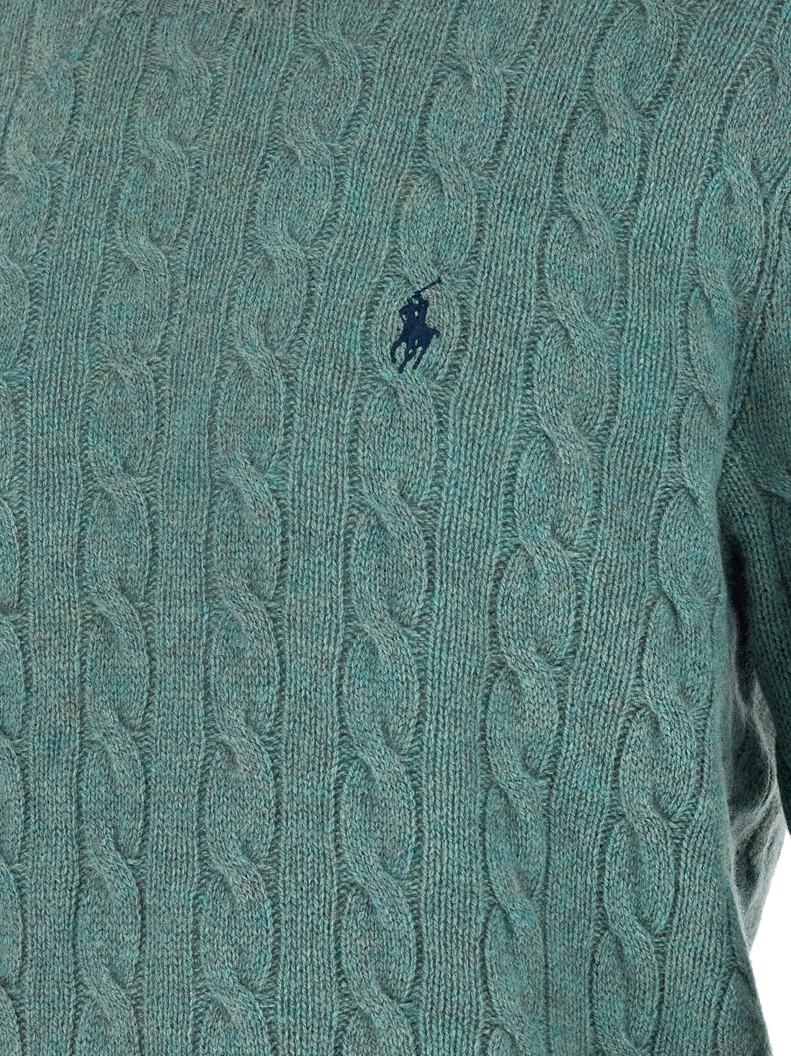 Zweifarbige Strickjacke aus Wolle