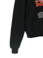 Schwarzes Sweatshirt aus Baumwolle