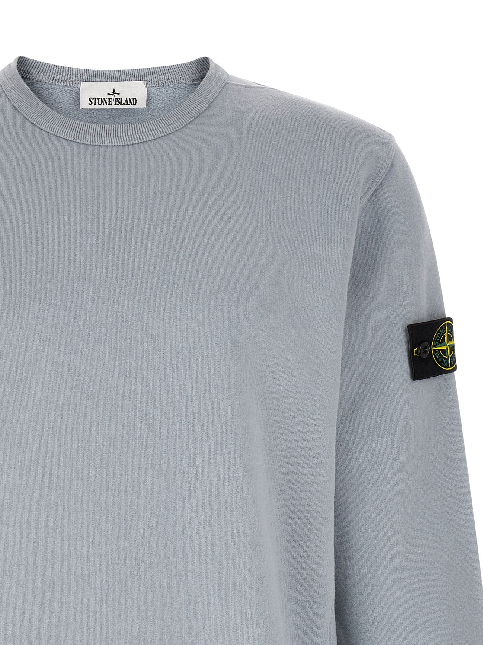 Graues Sweatshirt aus Baumwolle