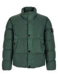 Zweifarbige lange Jacke aus Polyamid 340467