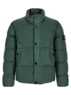 Zweifarbige lange Jacke aus Polyamid 340467